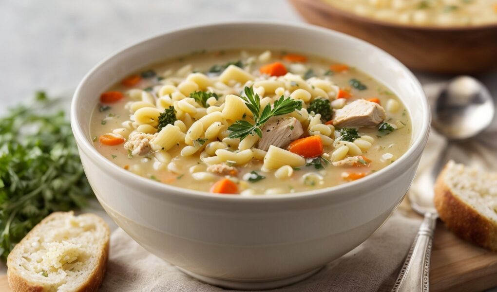 Chicken pastina soup