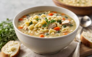 Chicken pastina soup