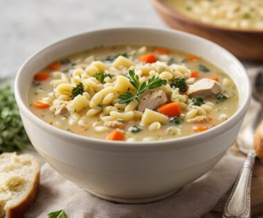 Chicken pastina soup