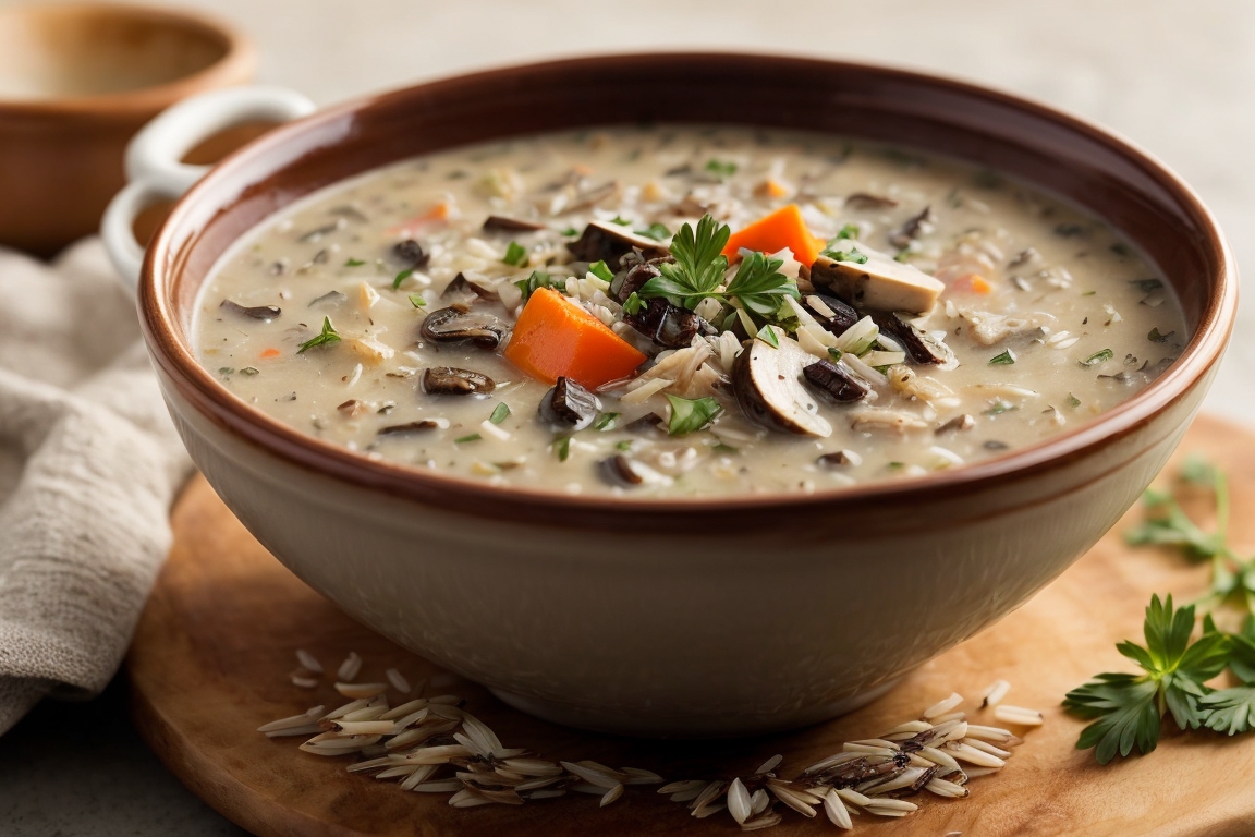 Chicken Wild Rice Mushroom Soup Recipe