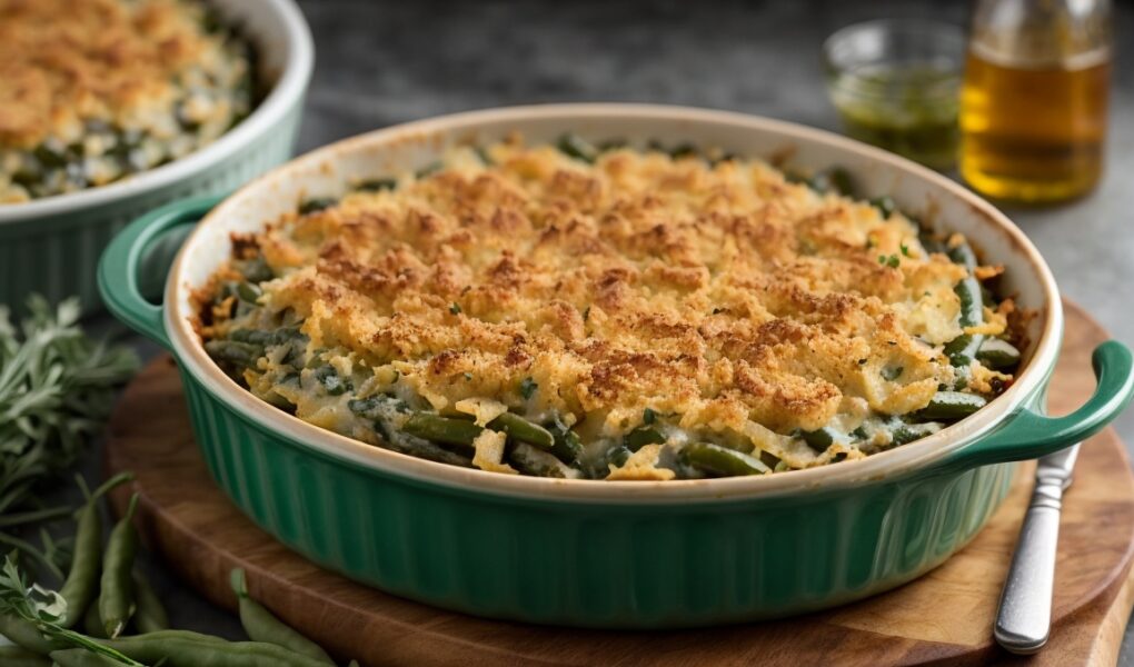 Keto green bean casserole