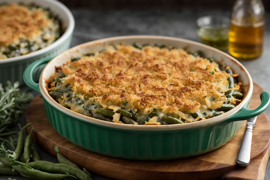 Keto green bean casserole