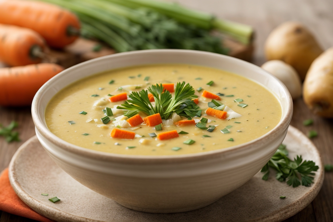 Potato Carrot Leek Soup Recipe