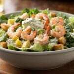 Shrimp caesar salad