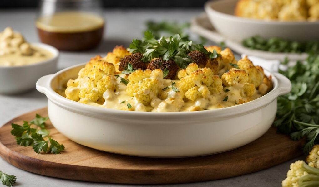 Vegan Cauliflower Cheese