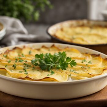 Vegan scalloped potatoes