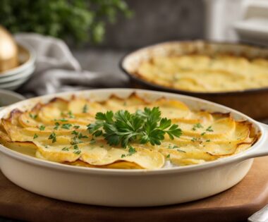 Vegan scalloped potatoes