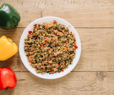 Sweet Potato Quinoa Salad. A recipe vegan-firendly.