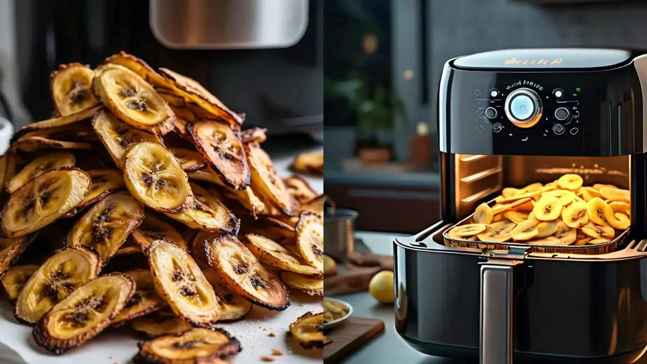 Discover how to make delicious and crispy dehydrated banana chips using your air fryer. Perfect for a healthy snack, these easy steps ensure the best texture and flavor.